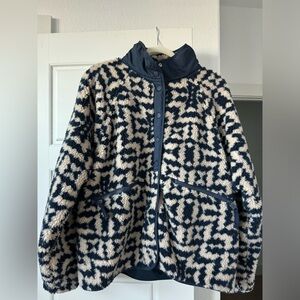 FP Movement by Free People Hit The Slopes Printed Fleece Jacket